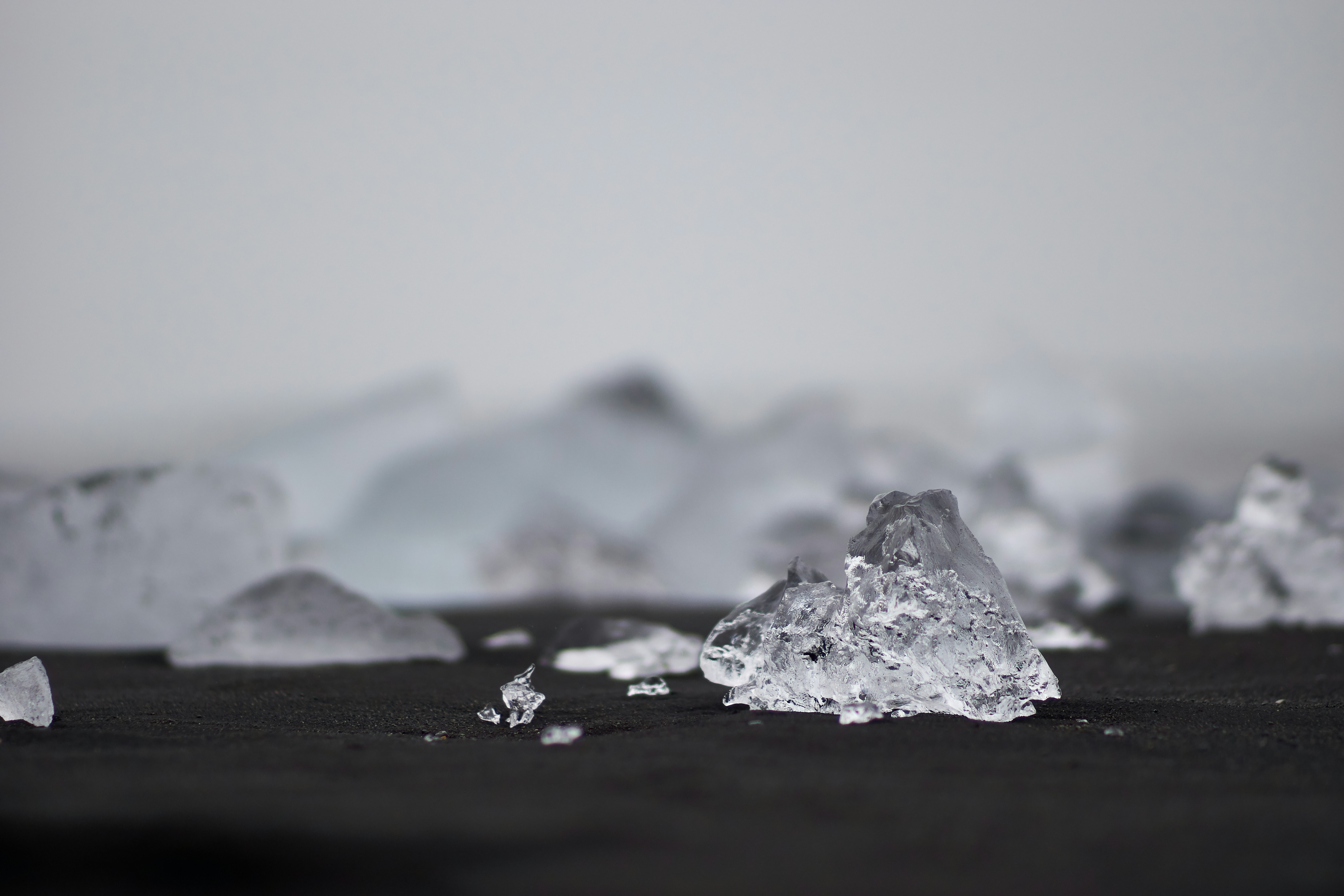 Photo tour on island, arriving at jökulsárlón the wether was miserable, rain and more rain and ....but i seldom had so much fun taking pictures, I could had spend days there but our time was limited. anyway what nature is offering here is not to be copied by man.